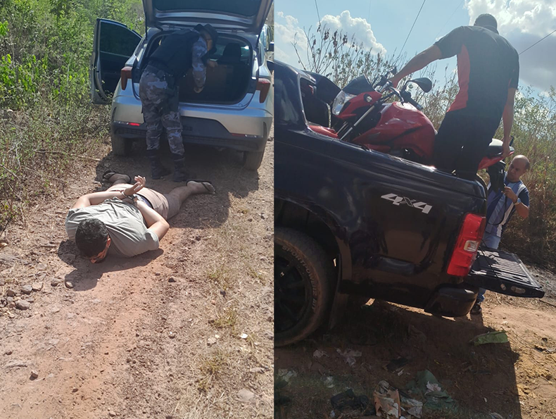 Motocicleta roubada é apreendida na zona rural de Teresina