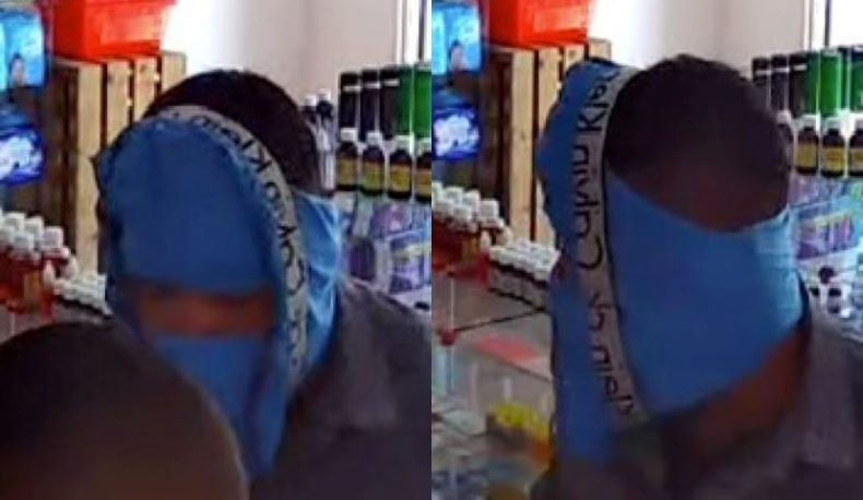 Vídeo: Homem assalta farmácia com cueca no rosto no Norte do Piauí