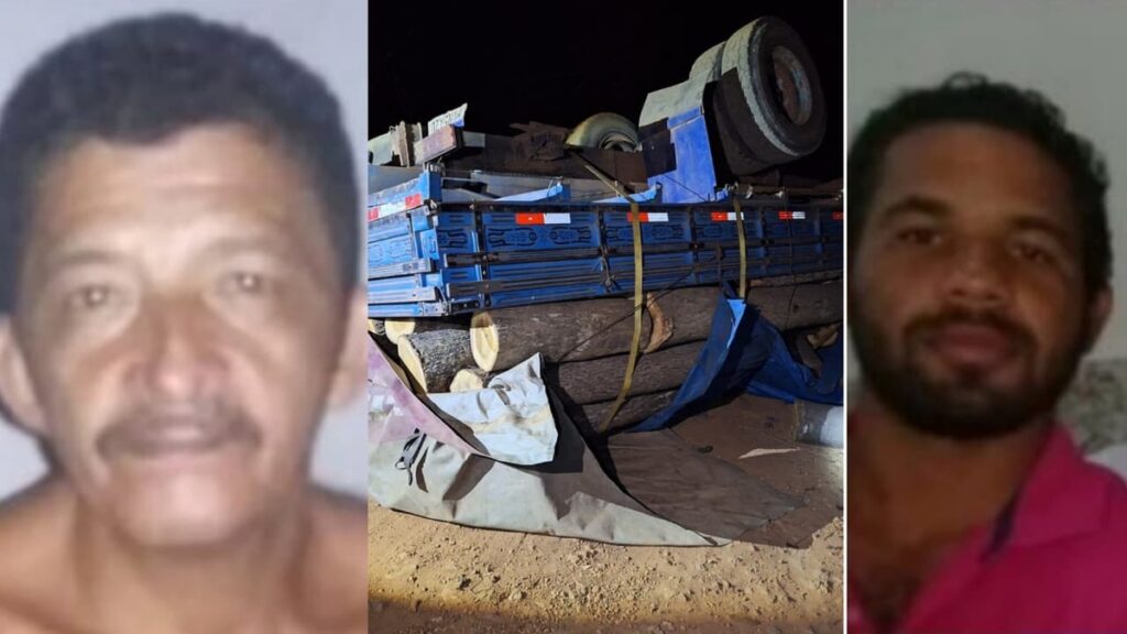 Caminhão tomba e mata duas pessoas na zona rural de Castelo do Piauí