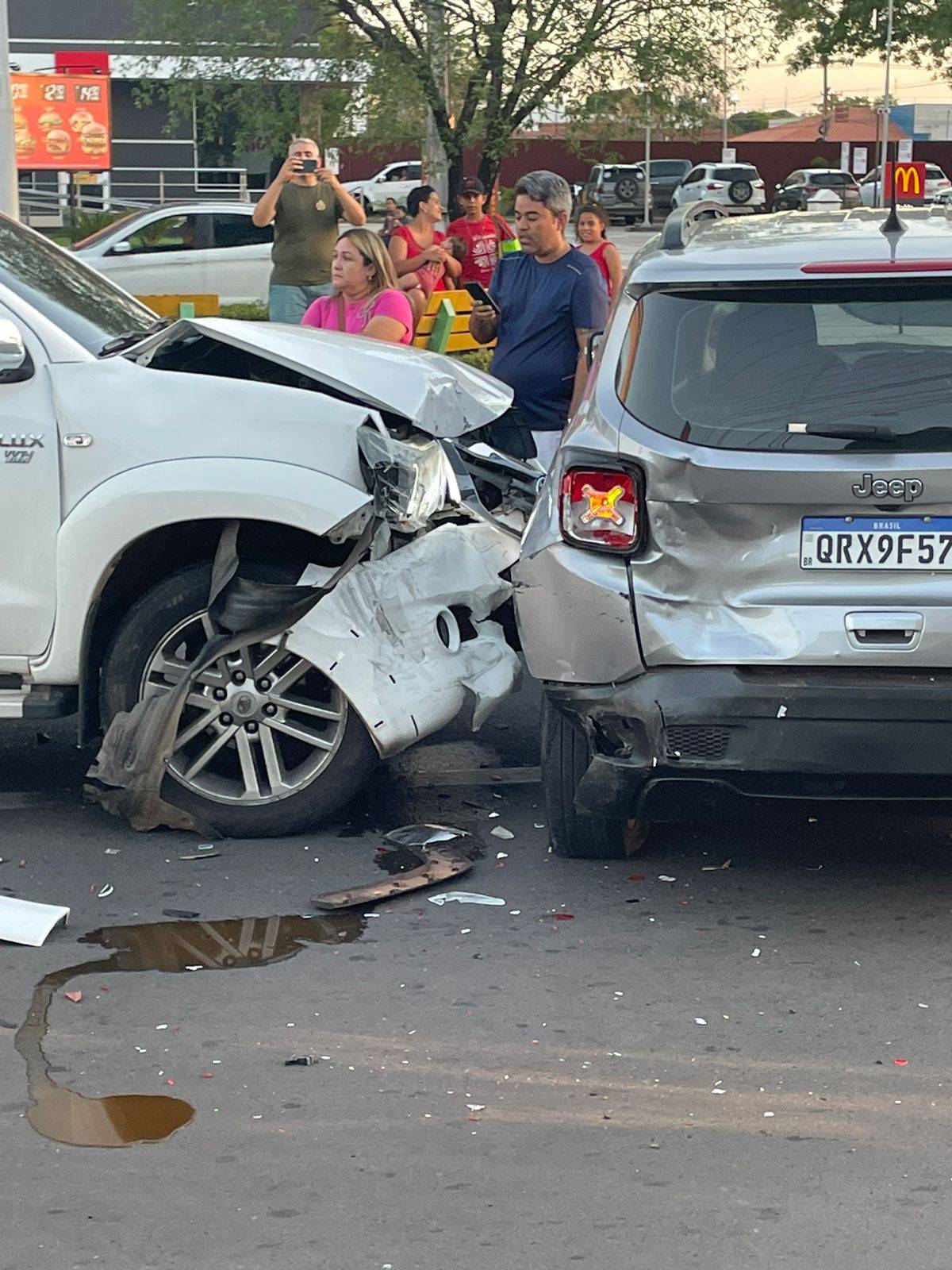 Acidente grave na Avenida Frei Serafim