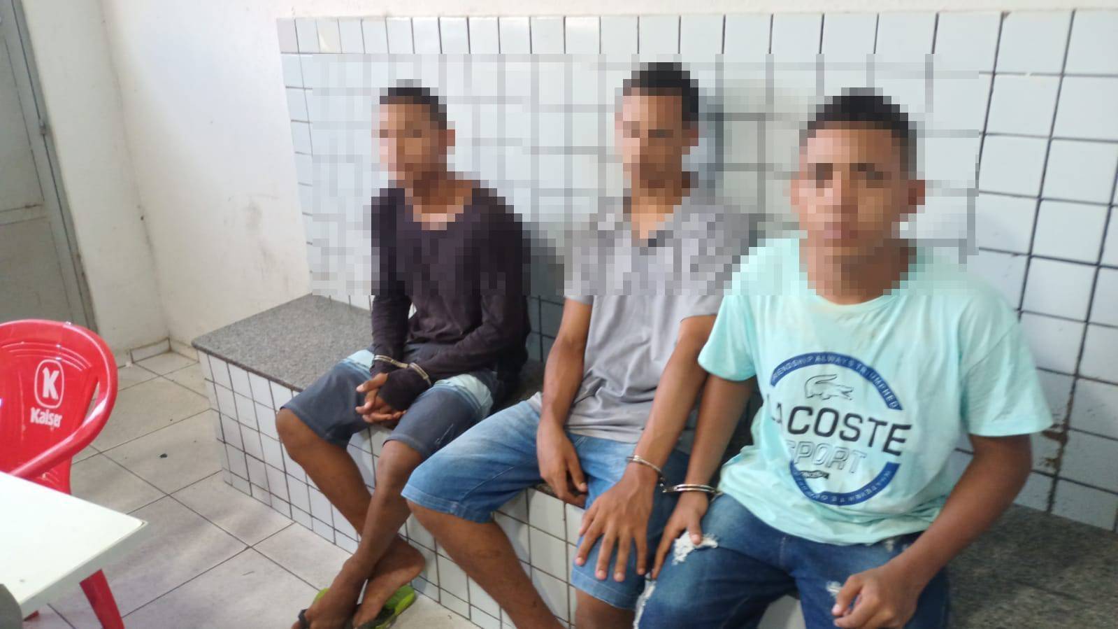 Polícia Militar captura trio suspeito de arrastão na zona Leste de Teresina