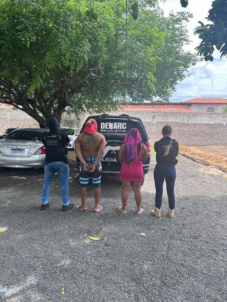 Casal é preso em flagrante por tráfico de drogas na zona Sudeste de Teresina