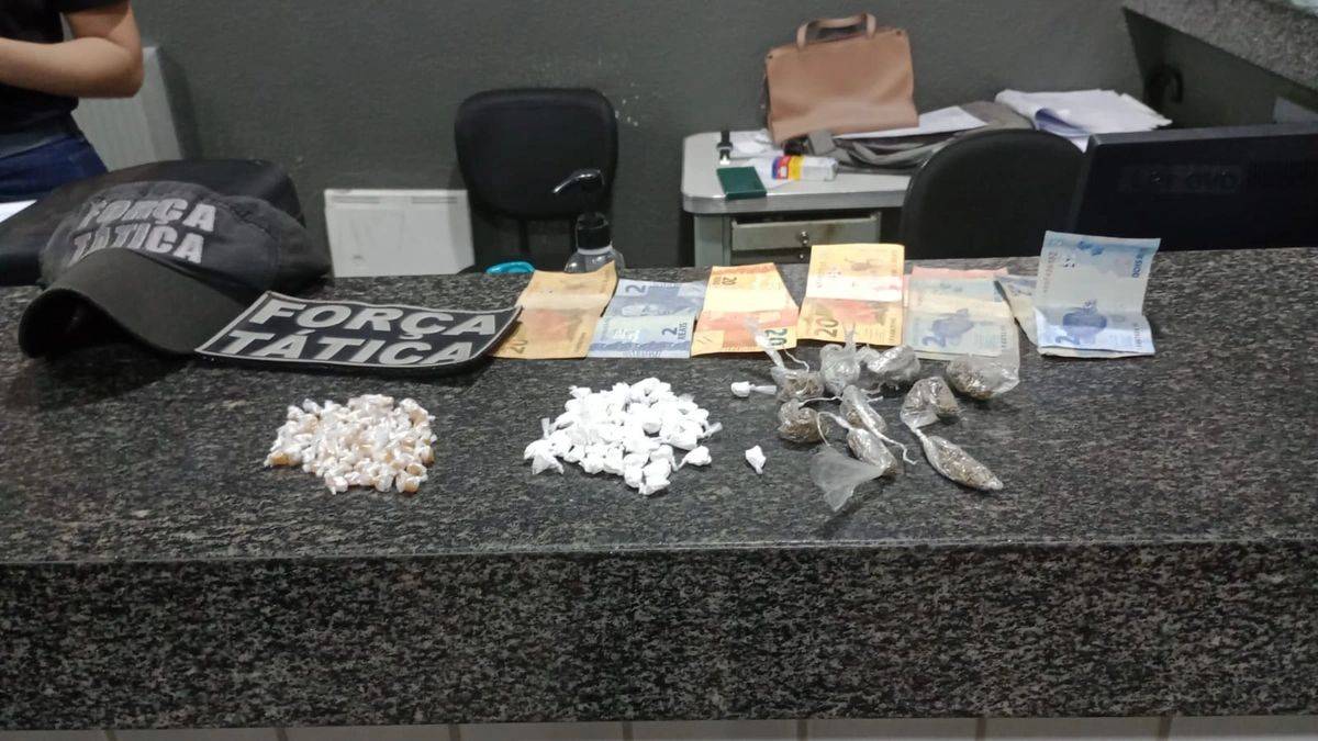 Polícia Militar do Piauí apreende drogas e dinheiro em Piripiri