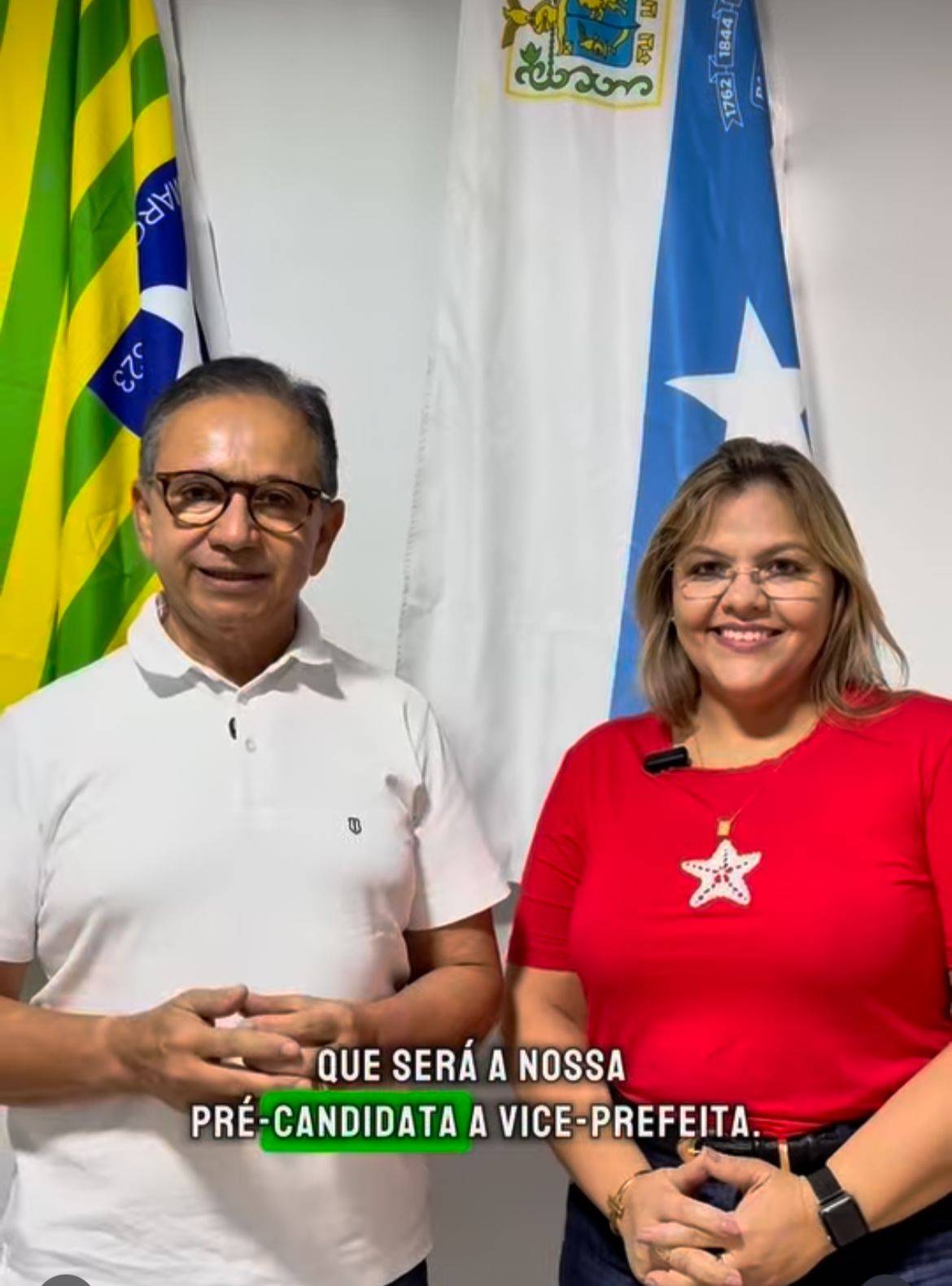 Dr. Hélio confirma Flaviana Veras como sua pré-candidata a vice em Parnaíba