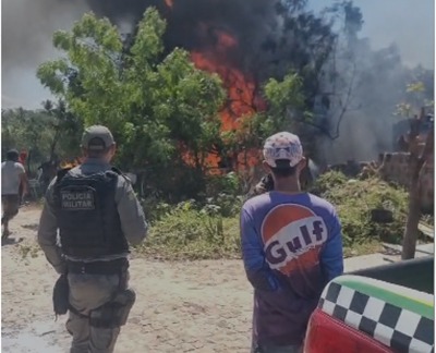 Casa pega fogo e mulher com deficiência morre carbonizada no interior do Piauí