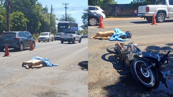Motociclista morre em acidente com caminhão em Teresina