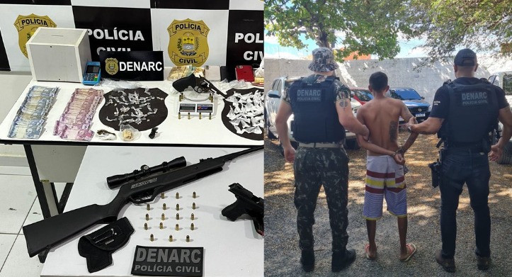 Operação Denarc 41 prende duas pessoas por tráfico de drogas em Teresina