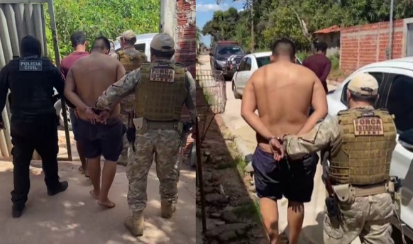Dois homens são presos por tráfico e posse ilegal de arma no Norte do Piauí