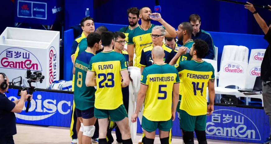 Vôlei masculino do Brasil enfrenta Alemanha em amistoso preparatório