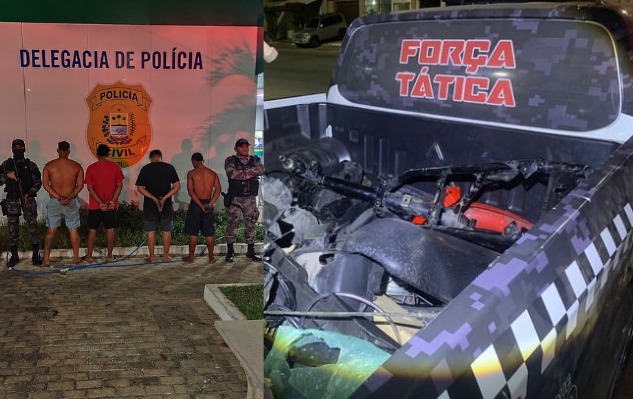 Três homens são presos suspeitos de roubo e desmanche de moto no Norte do Piauí