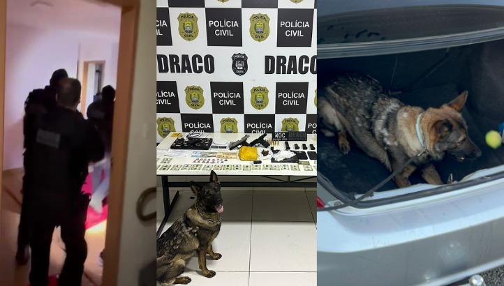 DRACO realiza operação 142 em Teresina; 3 presos e apreensão de armas e drogas