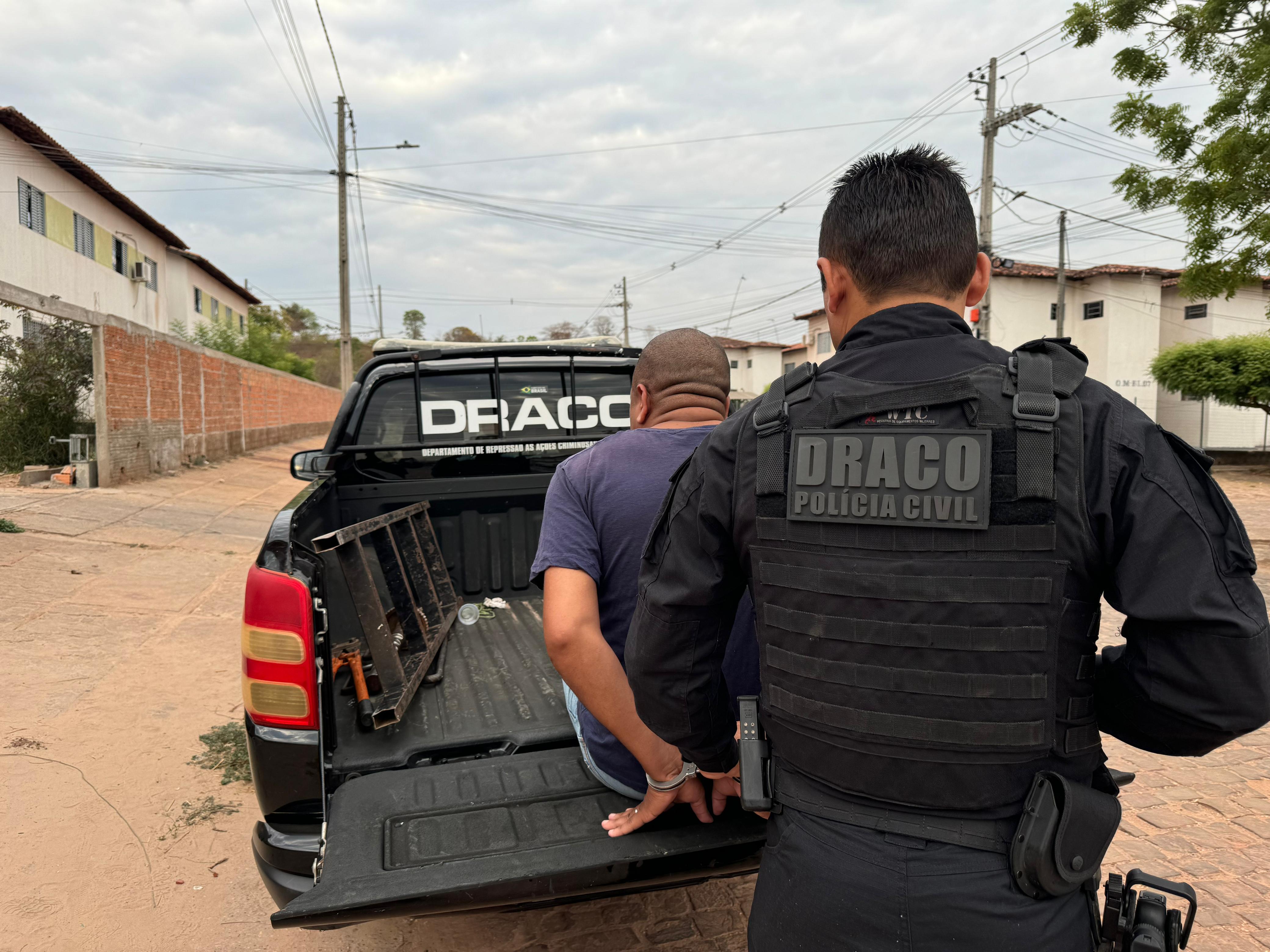 DRACO 166 prende suspeitos de envolvimento com facção criminosa em Teresina